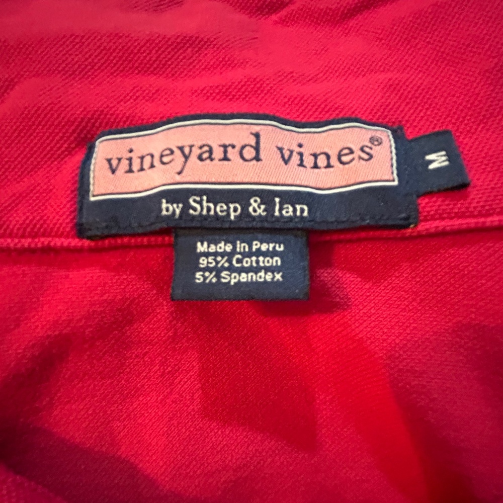 Vineyard Vines Long Sleeve Polo Shirt M - Picture 3 of 4